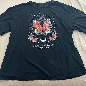 Oversized shein graphic tee